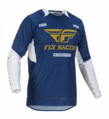Fly Racing dres EVOLUTION DST modro-bielo-hnedý L