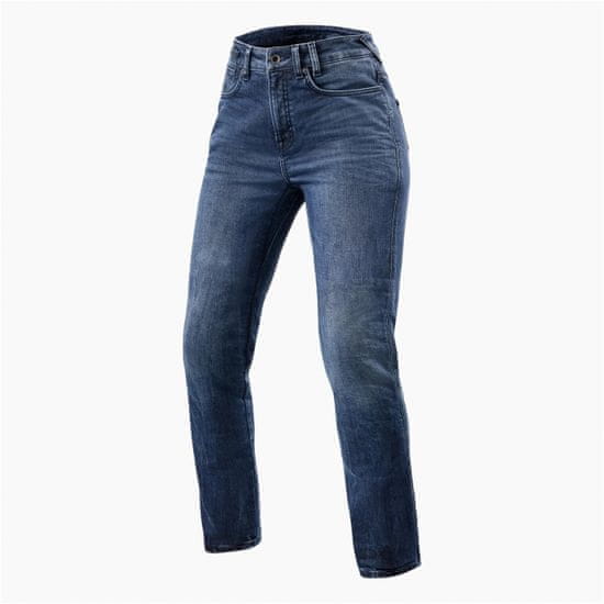 REV´IT! nohavice jeans VICTORIA 2 SF Short dámske medium modré