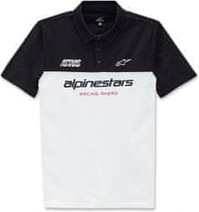 Alpinestars polo tričko PADDOCK černo-biele 2XL