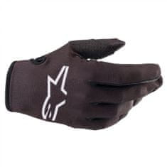 Alpinestars rukavice RADAR detské černo-biele 2XS