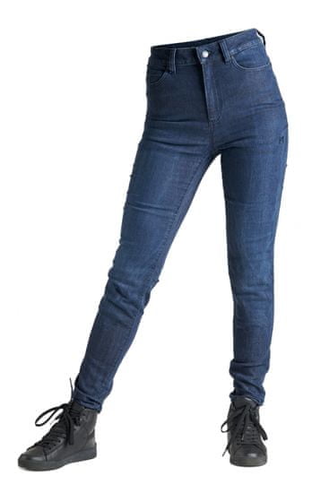 PANDO MOTO nohavice jeans KUSARI COR 02 dámske washed modré