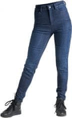 PANDO MOTO nohavice jeans KUSARI COR 02 Short dámske washed modré 27