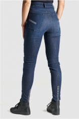 PANDO MOTO nohavice jeans KUSARI COR 02 Short dámske washed modré 27