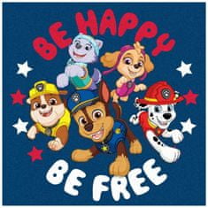 SETINO Chlapčenský uterák na tvár Tlapková patrola - Be Happy - Be Free