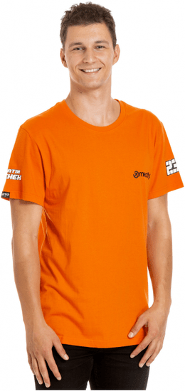 MEATFLY tričko RIDERS Michek černo-oranžové