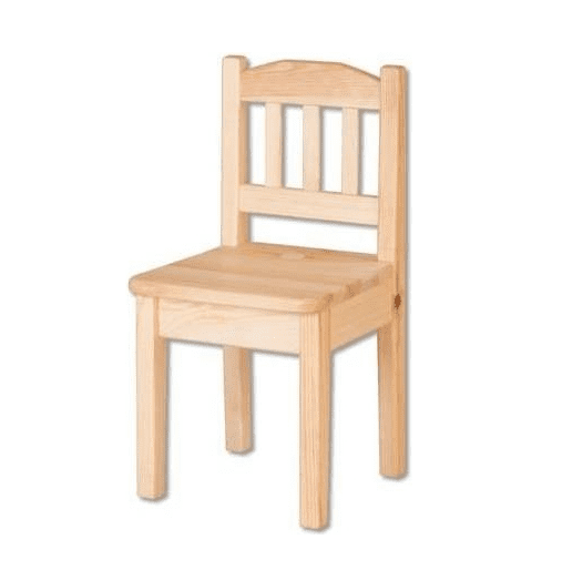 Čisté dřevo Drevená detská stolička