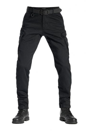 PANDO MOTO nohavice jeans MARK KEV 01 Extra short čierne