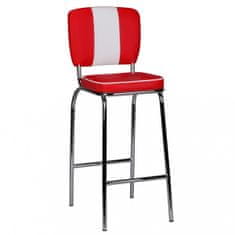 Bruxxi Barová stolička Elvis, červená