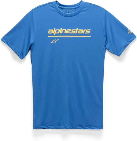 Alpinestars tričko TECH LINE UP Performance bright žlto-modré