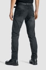 PANDO MOTO nohavice jeans ROBBY COR 01 washed čierne 33