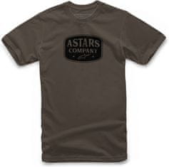 Alpinestars tričko EMBLEMATIC černo-hnedé S