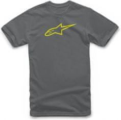 Alpinestars tričko AGELESS charcoal/hi vis žlto-šedé S