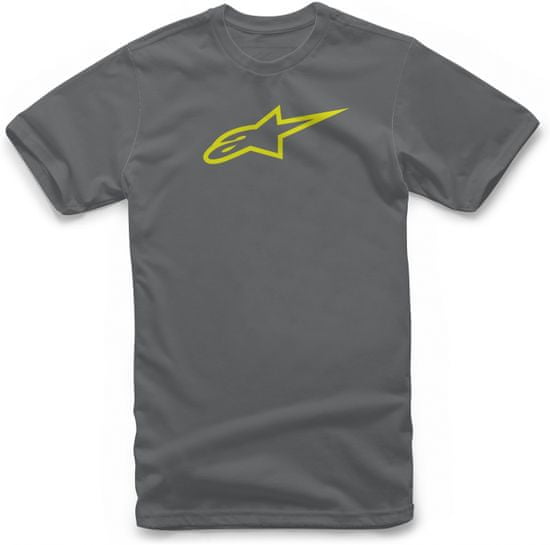 Alpinestars tričko AGELESS charcoal/hi vis žlto-šedé