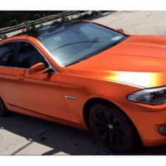CWFoo Matná perleťová oranžová wrap auto fólia na karosériu 152x200cm
