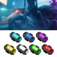motoLEDy Lampa 7 farieb univerzálny motocykel, bicykel, dron USB