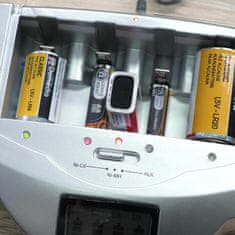 Northix Univerzálna nabíjačka batérií s LCD displejom 