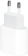 Apple napájecí adaptér USB-C, 20W, biela
