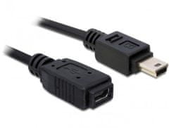 DELOCK USB prodlužující mini-B 5-pin samec/samice, 1m