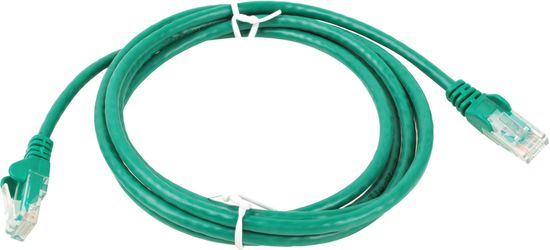 Oem UTP kábel rovný kat.6 (PC-HUB) - 0,5m, zelená