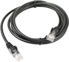 Oem UTP kábel rovný kat.6 (PC-HUB) - 0,5m, čierna