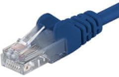 PremiumCord Patch kábel UTP RJ45-RJ45 level 5e, 3m, modrá