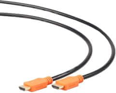 Gembird CABLEXPERT kábel HDMI-HDMI 3m, 1.4, M/M stíněný, zlacené kontakty, CCS, ethernet, čierna