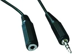 Gembird CABLEXPERT kábel prodlužovací jack 3,5mm M/F, 3m audio
