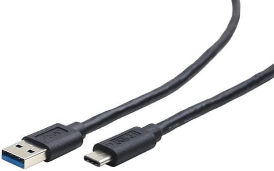 Gembird CABLEXPERT kábel USB 3.0 AM na Type-C kábel (AM/CM), 1m, čierna