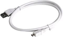 Gembird CABLEXPERT kábel USB A Male/Micro B Male 2.0, 0,5m, High Quality, biela