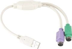 Gembird CABLEXPERT kábel adapter USB-2xPS/2 30cm