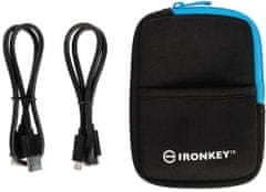 Kingston IronKey Vault Privacy 80 - 960GB (IKVP80ES/960G), modrá