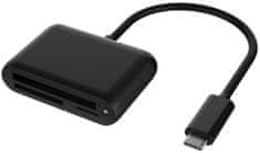 Hyper PremiumCord adaptér USB3.1 Typ-C - Čtečka kariet CFAST2.0+SD3.0+Micro SD 3.0