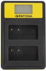 PATONA nabíječka Dual Panasonic DMW-BLC12 E s LCD, USB