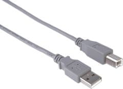 PremiumCord kábel USB 2.0, A-B, 3m