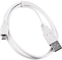 C-Tech kábel USB 2.0 AM/Micro, 1m, biela