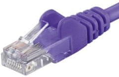 PremiumCord Patch kábel UTP RJ45-RJ45 CAT6, 0.25m, fialová