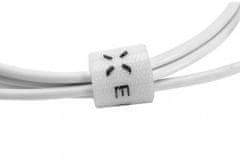 FIXED autonabíječka s odnímatelným micro USB kábelem, 2,4A, biela