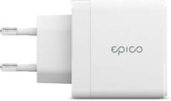 EPICO síťová nabíječka GaN, 65W, biela