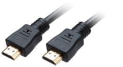 Akasa kábel HDMI - HDMI, M/M, pozlacené konektory, 8K@60Hz, 1m, čierna