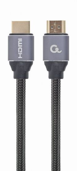 Gembird CABLEXPERT kábel HDMI 2.0, 2m, opletený, čierna