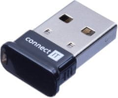 Connect IT Bluetooth USB adaptér BT403, čierna
