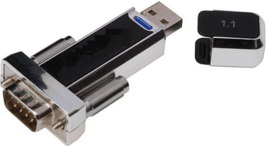 PremiumCord USB - RS 232 převodnék krátký