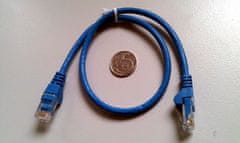 Oem UTP kábel rovný kat.6 (PC-HUB) - 0,5m, modrá