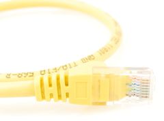 Oem UTP kábel rovný kat.6 (PC-HUB) - 1m, žltá