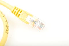 Oem UTP kábel rovný kat.6 (PC-HUB) - 0,5m, žltá