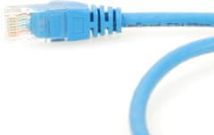 Oem UTP kábel rovný kat.6 (PC-HUB) - 1m, modrá