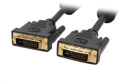 C-Tech kábel DVI-DVI, dual link, M/M, 1,8m
