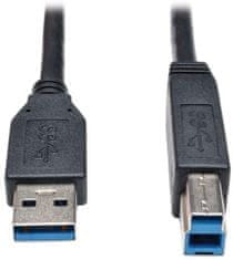 PremiumCord kábel USB 3.0 Super-speed 5Gbps A-B, 9pin, 1m