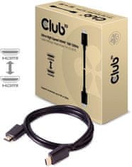 Club 3D kábel HDMI 2.1, Ultra High Speed, 10K 120Hz (M/M), 1m