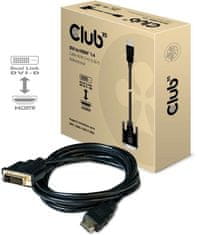 Club 3D kábel DVI-D na HDMI 1.4, (M/M), 2m